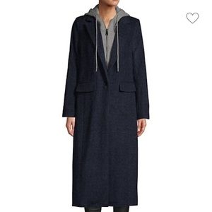 navy avec les fille coat / size small
